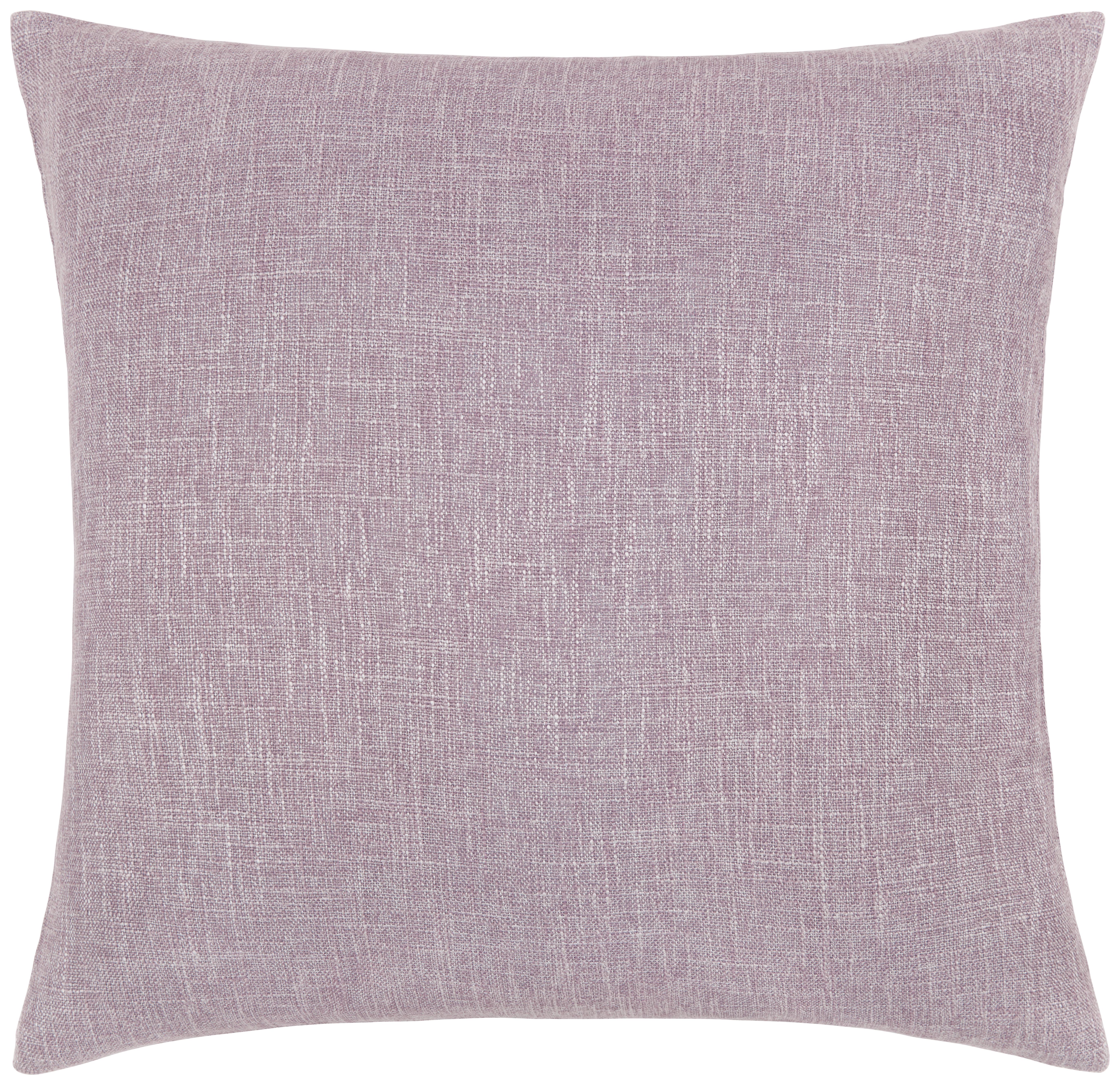 Kissenhülle Leinen in Mauve ca. 50x50cm - Mauve, Textil (50/50cm) - Modern Living