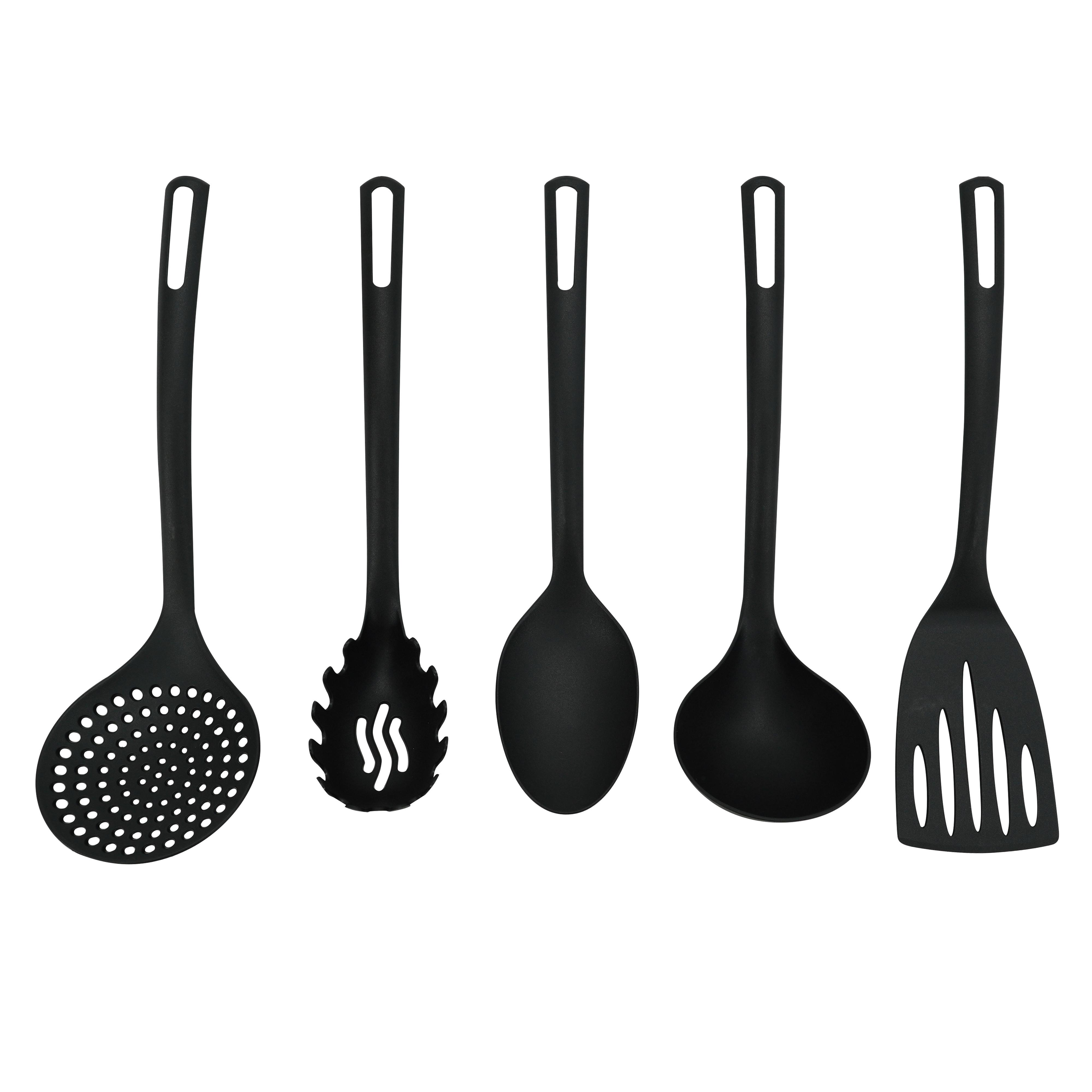 Set Kuhinjskih Pripomočkov Natalie - temno siva, Konvencionalno, umetna masa - Mömax