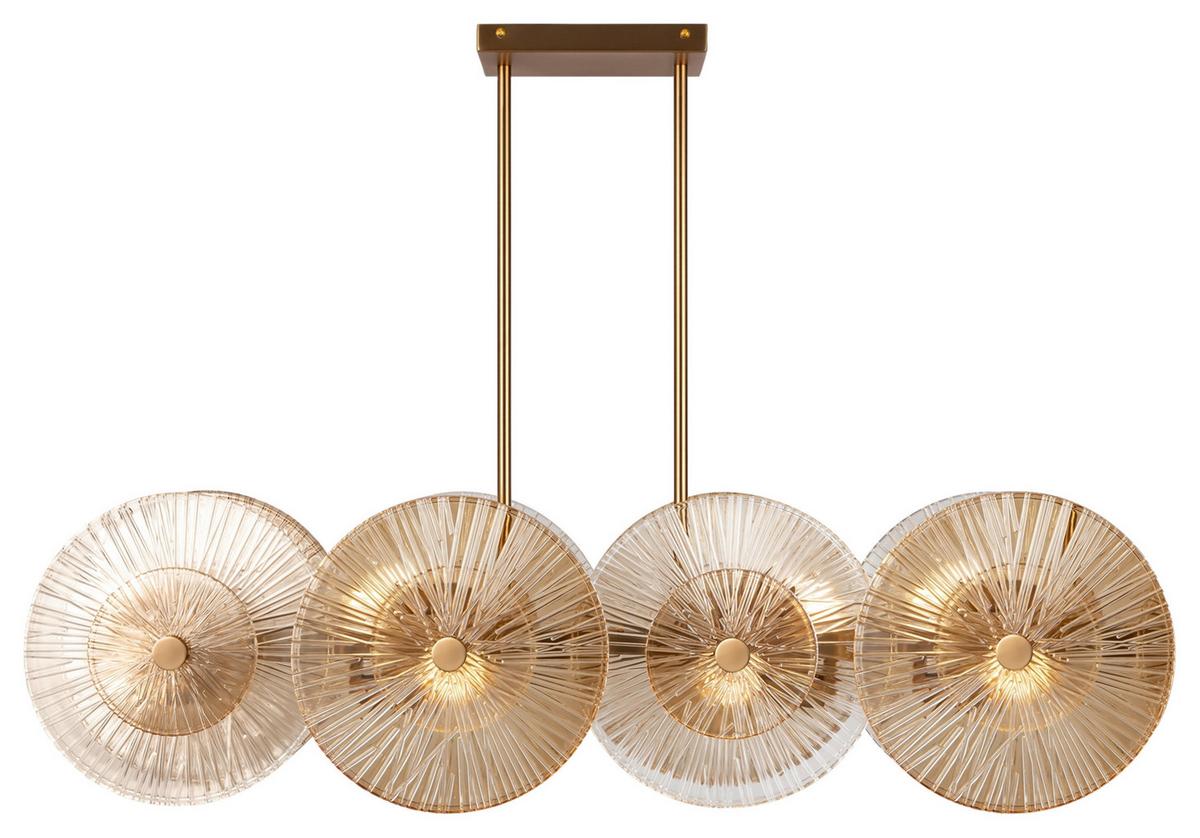 PENDELLEUCHTE ASTER - Goldfarben, Basics, Glas/Metall (17/28/103cm) - MAYTONI