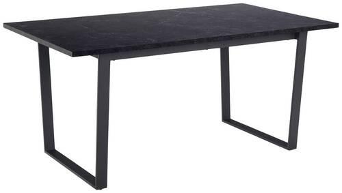 STÓŁ DO JADALNI AMBLE - czarny, Trend, materiał drewnopochodny/metal (160/90/74cm) - MID.YOU
