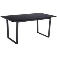 STÓŁ DO JADALNI AMBLE - czarny, Trend, materiał drewnopochodny/metal (160/90/74cm) - MID.YOU