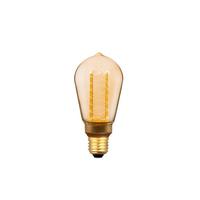 LED-Leuchtmittel Acrli max. 4 Watt - Bernsteinfarben, ROMANTIK / LANDHAUS, Glas (6,4/14cm) - Mömax