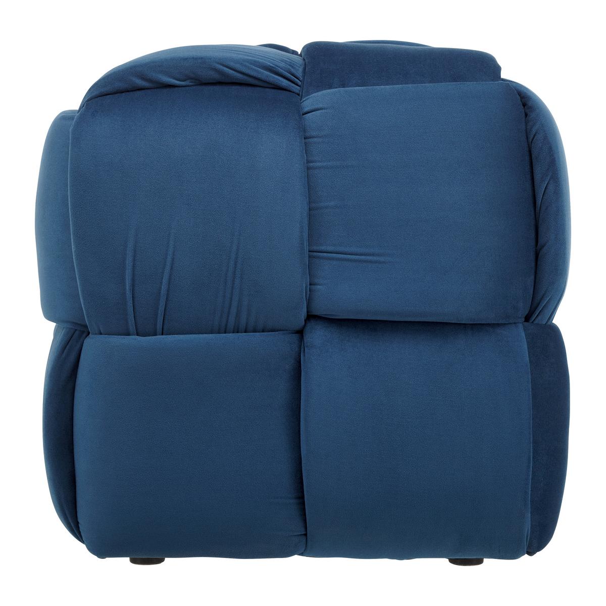 Ülőpad Ella - kék, Modern, textil/fa (118/47/47cm) - Bessagi Home