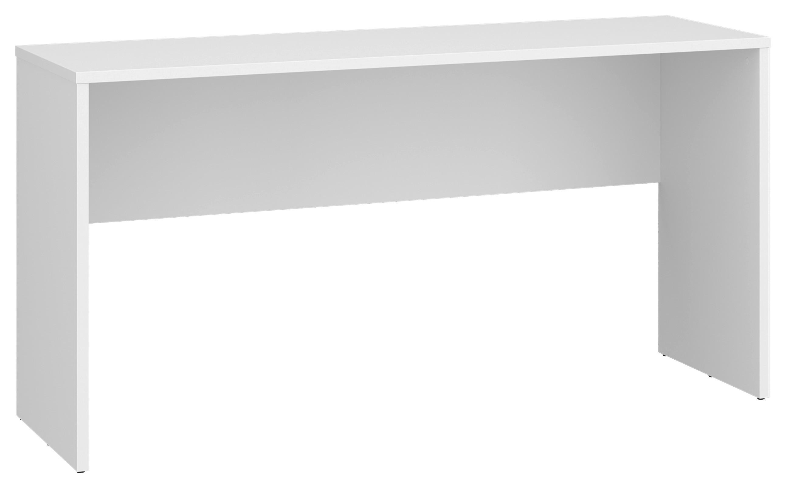 Pisaći Stol Marlow - bijela, Moderno, drvni materijal (140/76/60cm) - Modern Living