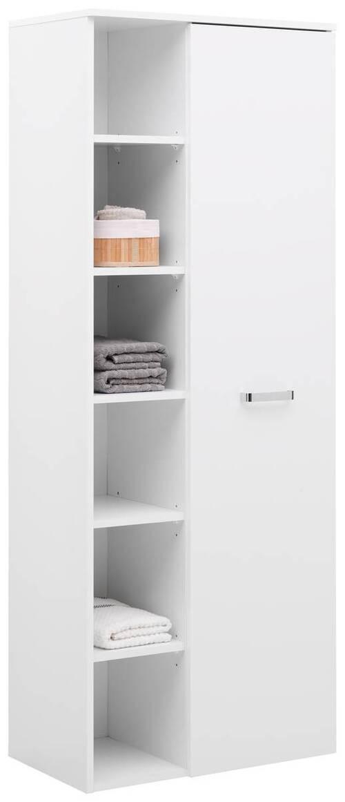 Dulap înalt Fresh - alb, Konventionell, material pe bază de lemn (65/168,5/38,5cm) - Ondega