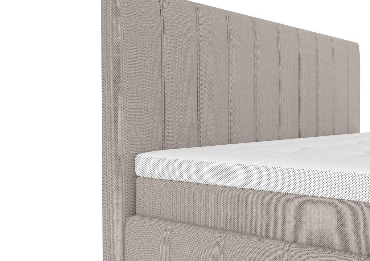 Box Ágy Pretty - bézs, Konventionell, faalapú anyag/textil (160/200cm) - Mömax