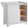 Previjalna Komoda Leaf, Bela, Hrast - bela, Moderno, leseni material (88,5/89,5/75-44cm) - Modern Living