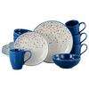Kombiservice Joy Blau/Creme, 16-teilig - Blau/Creme, Basics, Keramik - Creatable