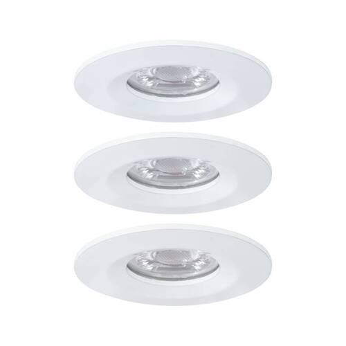 LED-Deckenleuchte Nova mini max. 4 Watt, 3-teilig - Alufarben/Weiß, Basics, Metall (6,5cm) - Paulmann