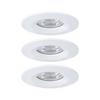 LED-Deckenleuchte Nova mini max. 4 Watt, 3-teilig - Alufarben/Weiß, Basics, Metall (6,5cm) - Paulmann