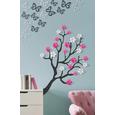 Wanddeko Flower in Schwarz - Schwarz, MODERN, Kunststoff (10,5/16,8cm) - MÖMAX modern living