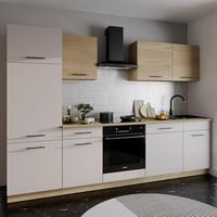 Kuhinjski Blok Brez Aparatov Max Ii, 280cm - kašmir/črna, Basics, umetna masa/leseni material (280/200/60cm) - P & B