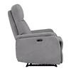RELAXFÅTÖLJ JOHNSY - svart/antracit, Modern, metall/textil (75/106/91cm) - Mömax