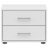 Noptieră SMART 2 - alb, Konventionell, material pe bază de lemn (50/37,7/35cm)