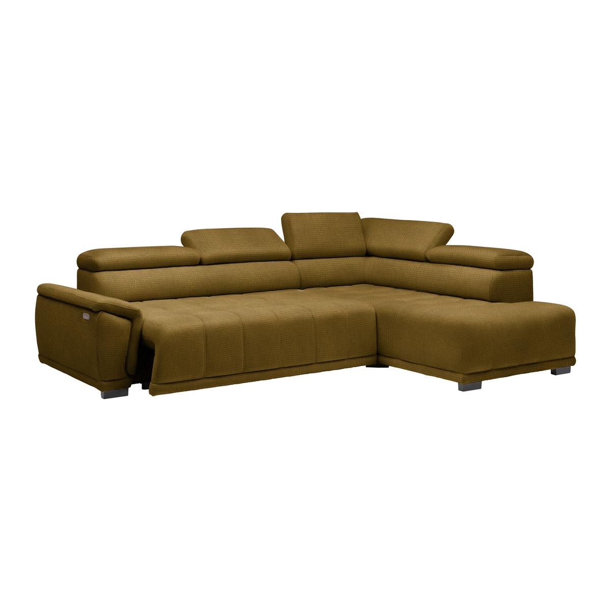Kutna Garnitura Gremio - boje senfa/crna, Moderno, tekstil/plastika (283/206cm) - Modern Living
