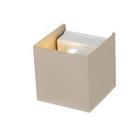 KINKIET LED ATLAS *SBN* - kolor piaskowy, Basics, tworzywo sztuczne/metal (10/10/10cm) - Novel