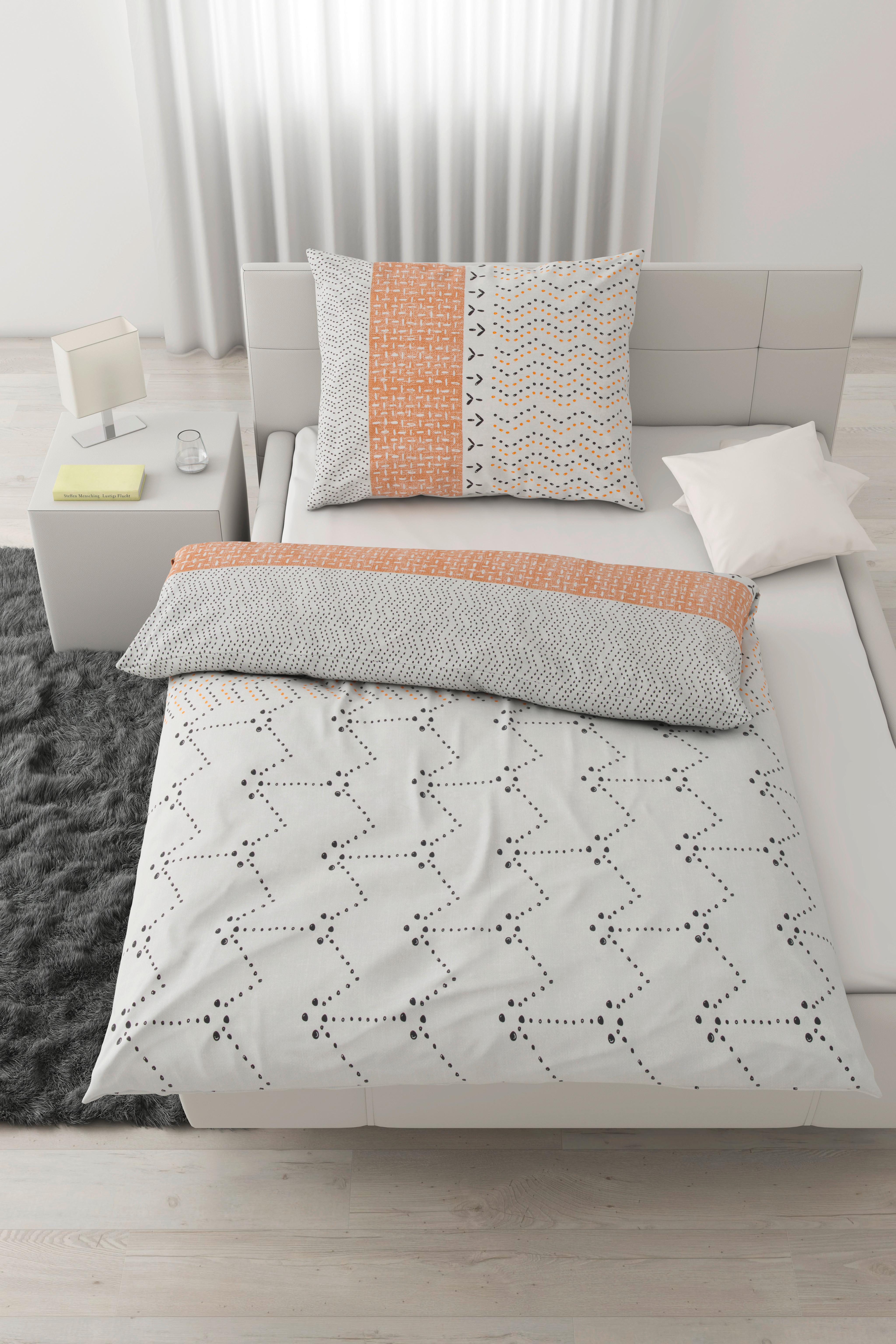 Posteljina Samuel 140x200/70x90cm - cappuccino/bež, Moderno, tekstil (140/200cm) - Modern Living