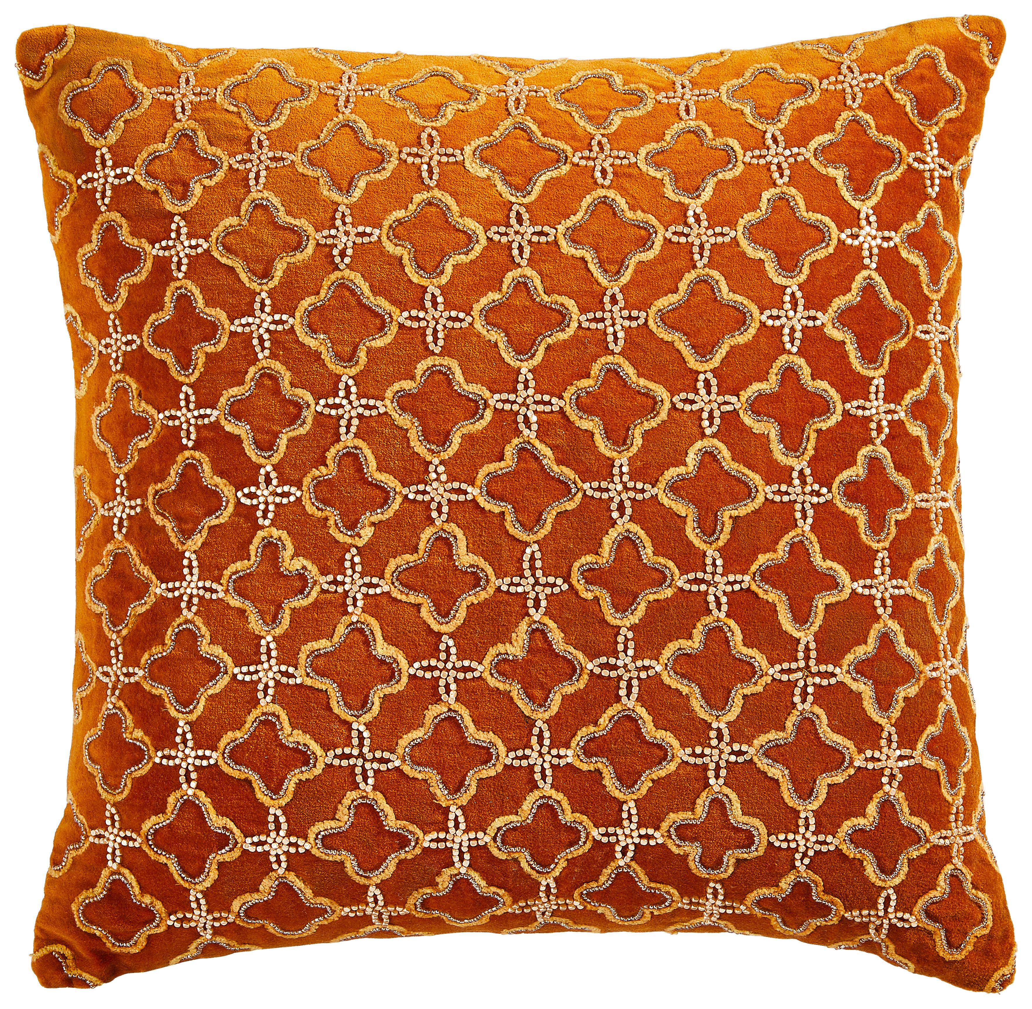 PODUSZKA DEKORACYJNA OPL-15 -TREND- - kolor rdzawy, Lifestyle, tkanina (45/45cm) - Esposa