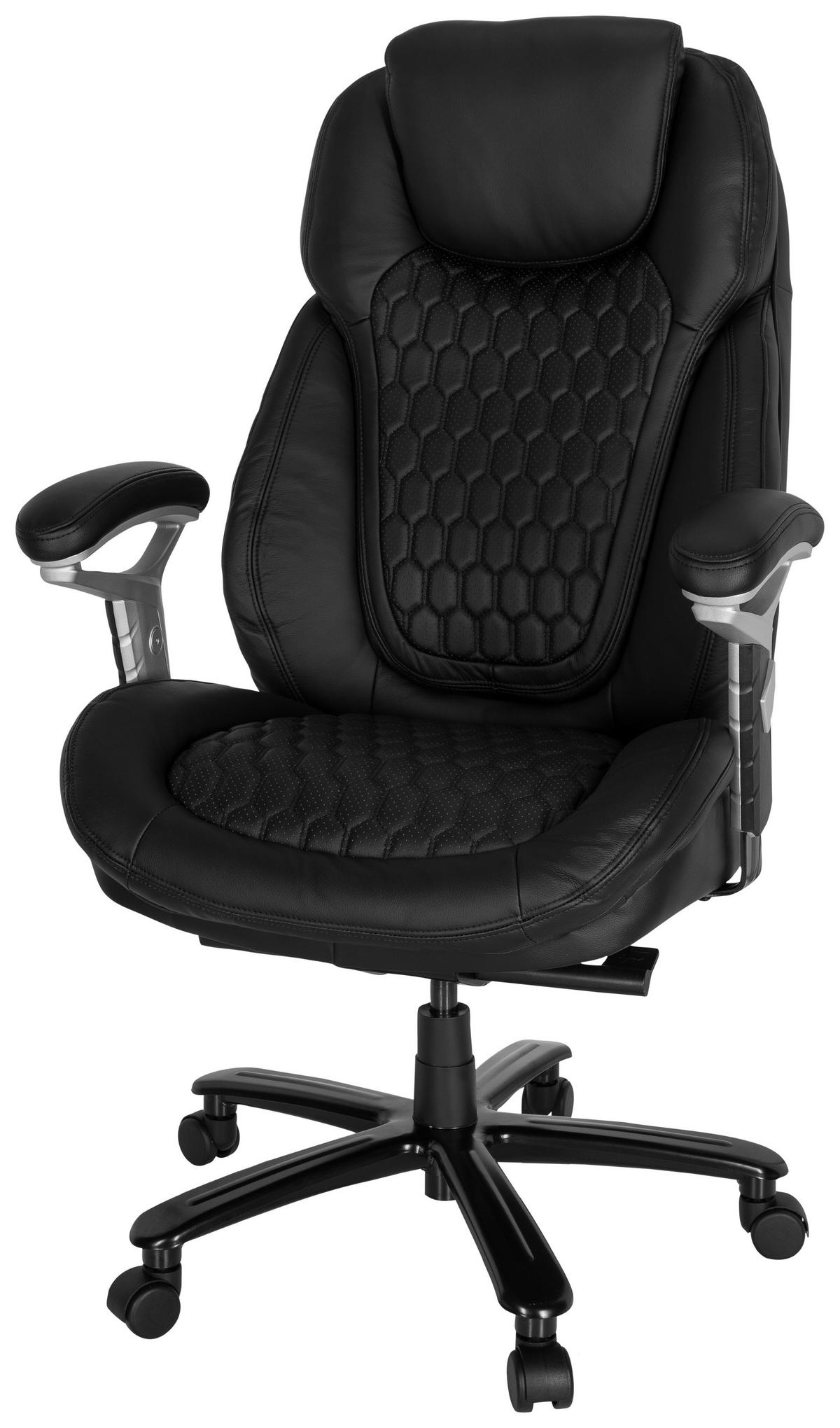 Pisarniški Stol Pullmann I, Črna - črna, Moderno, kovina/umetna masa (73/138/85cm) - MID.YOU