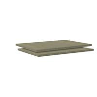 ZESTAW PÓŁEK WKŁADANYCH UNIT - brązowy, Modern, materiał drewnopochodny (87,9/1,8/54,4cm) - Ondega