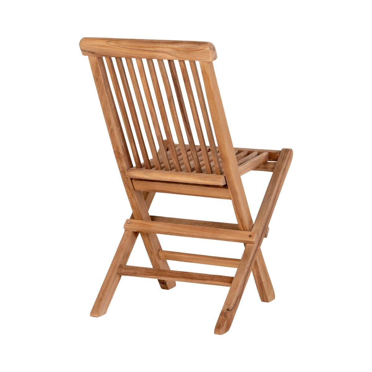 Kinderklappstuhl-Set Toledo Teak 2er-Set - Teakfarben, MODERN, Holz (31/58/42cm) - Gardenson