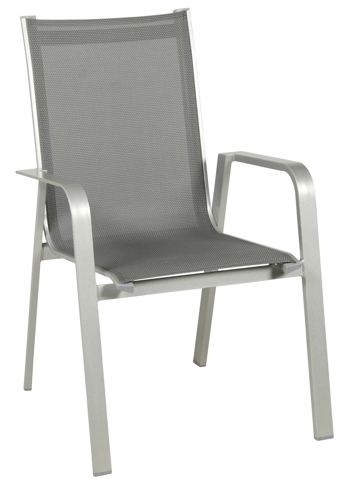 Vrtna Ganitura Urban, Siva - platinaste barve/temno siva, Basics, kovina/tekstil (160/90/72cm) - Acamp