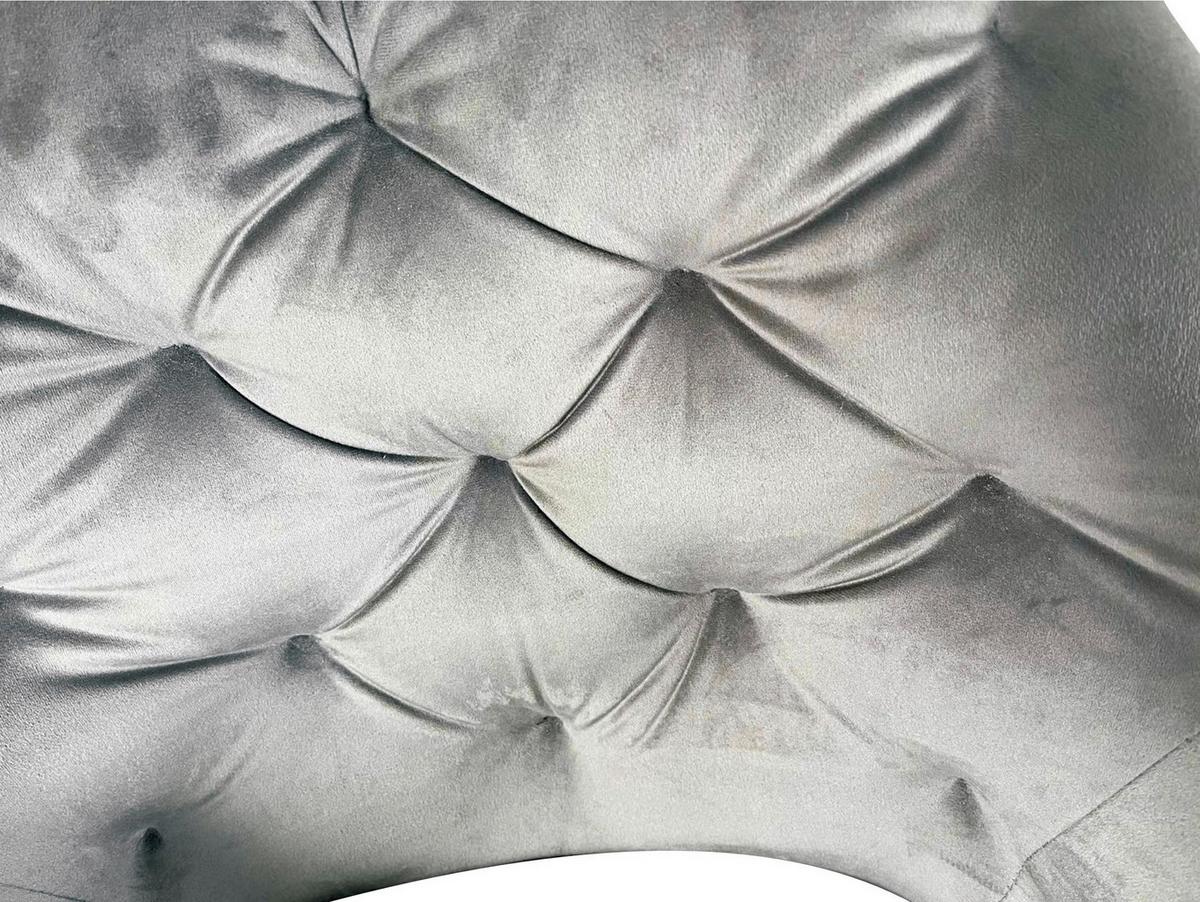 Forgószék Elly - fekete/szürke, Design, műanyag/textil (72/79-86/74cm) - Mömax