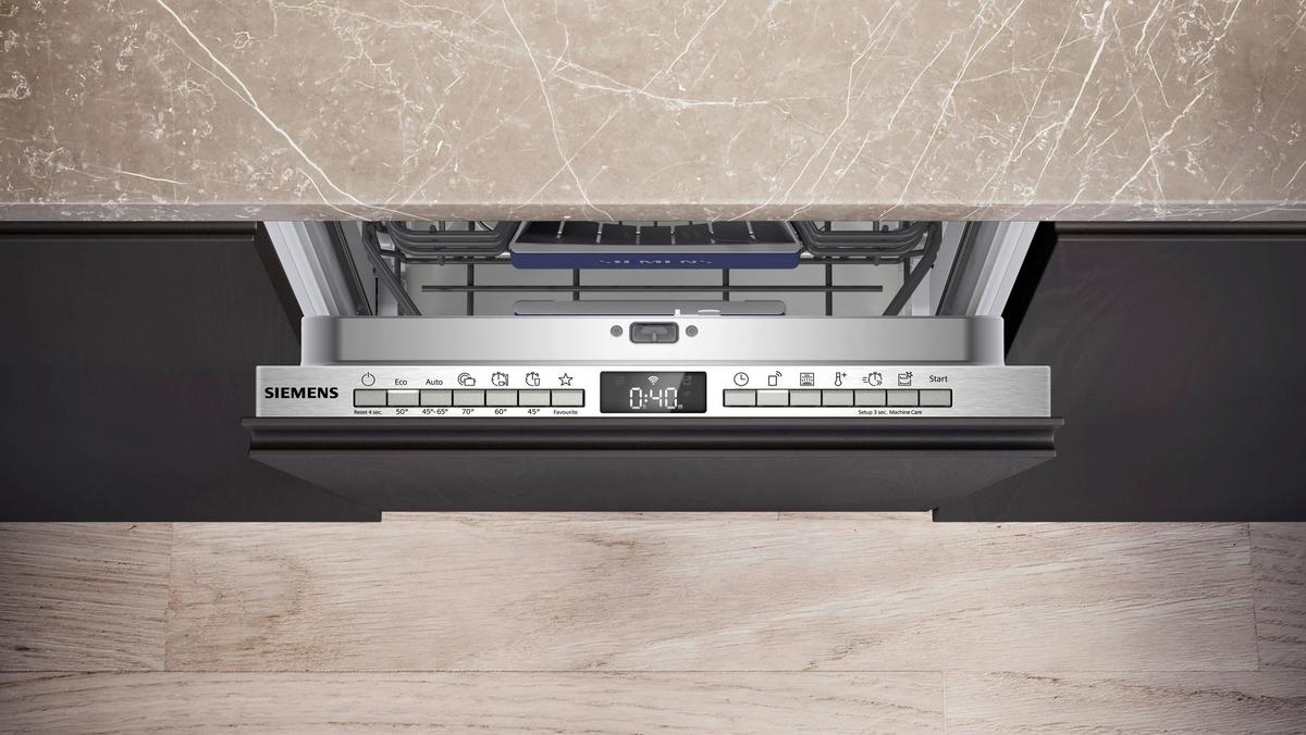 Geschirrspüler SR73EX25ME - Alufarben, MODERN, Metall (44,8/81,5/55cm) - Siemens