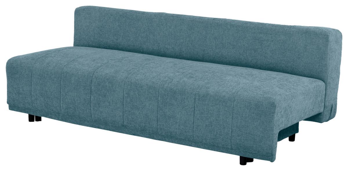Sofa Daisy - plava/crna, Moderno, drvo/tekstil (194/89/87cm) - Mömax