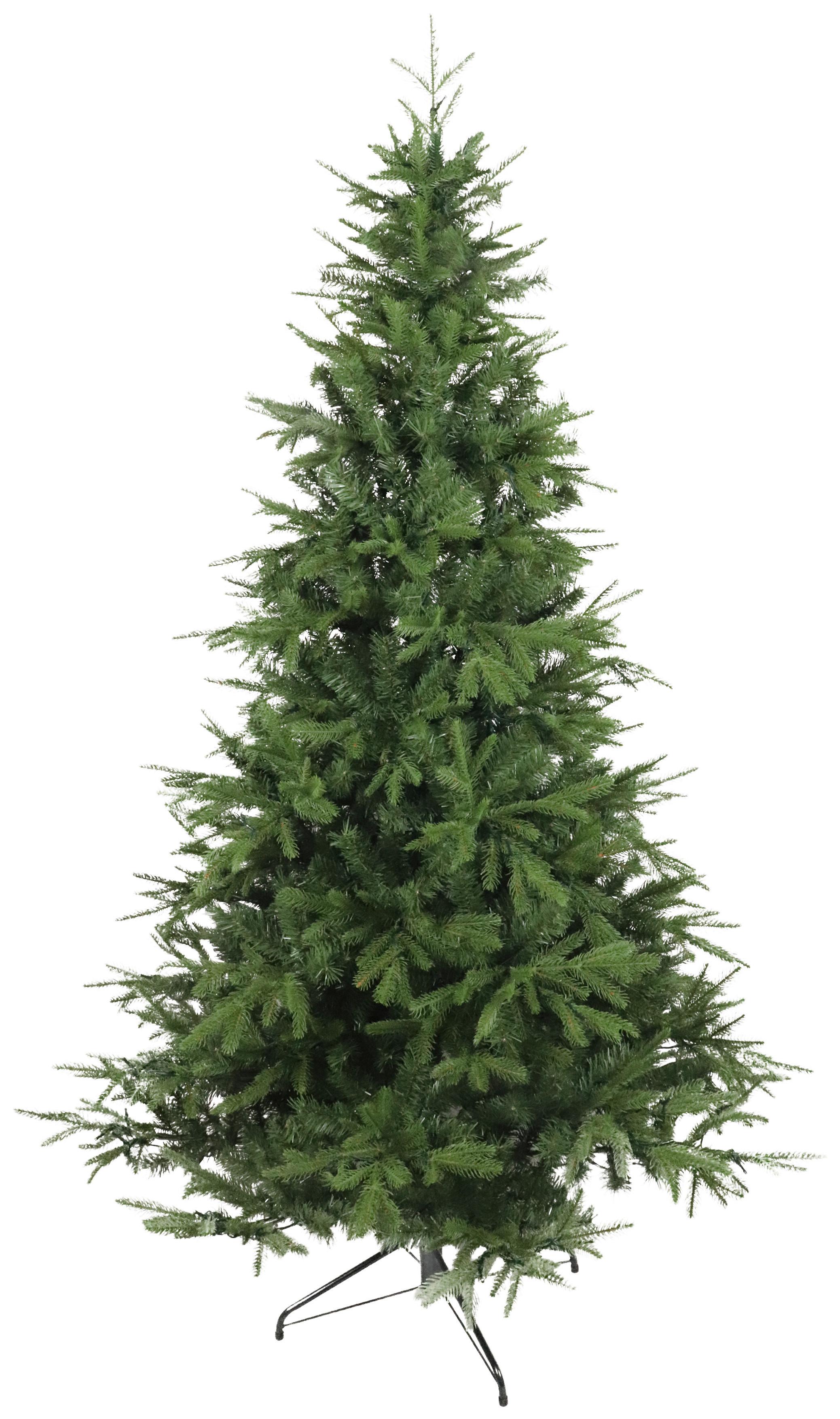 CHOINKA 50000256 - zielony, Basics, tworzywo sztuczne (120/180cm) - X-Mas