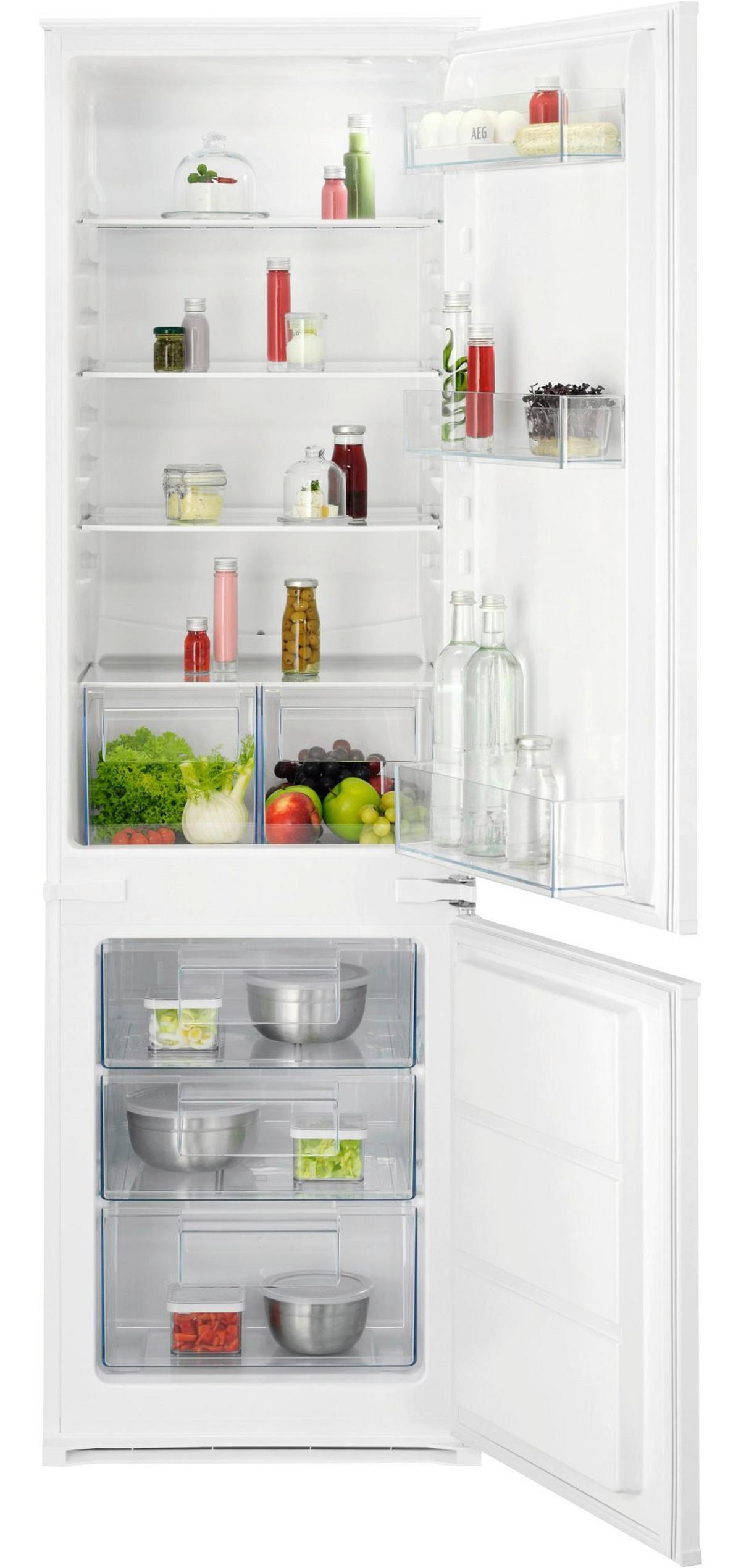 Kühl-Gefrier-Kombination NSC5S18ZES - Weiß, MODERN, Metall (54,6/177,2/54,9cm) - AEG