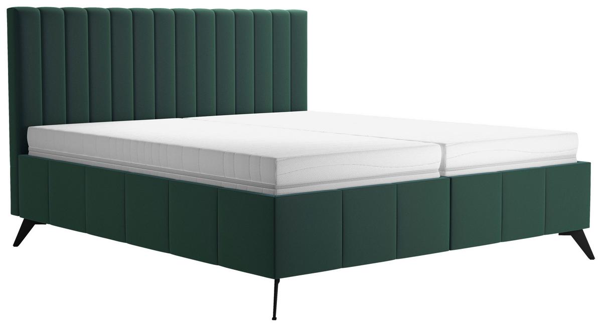 PAT TAPITAT VIVIEN 2 - verde închis, Modern, lemn/textil (160/200cm) - Premium Living