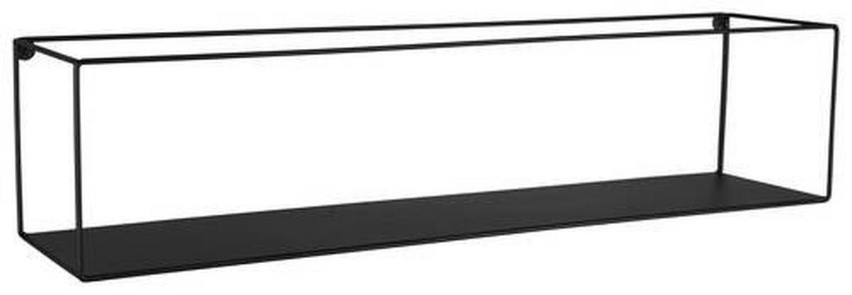 Wandregalset in Schwarz - Schwarz, MODERN, Metall (65/60/15/13/15/13cm) - Mömax
