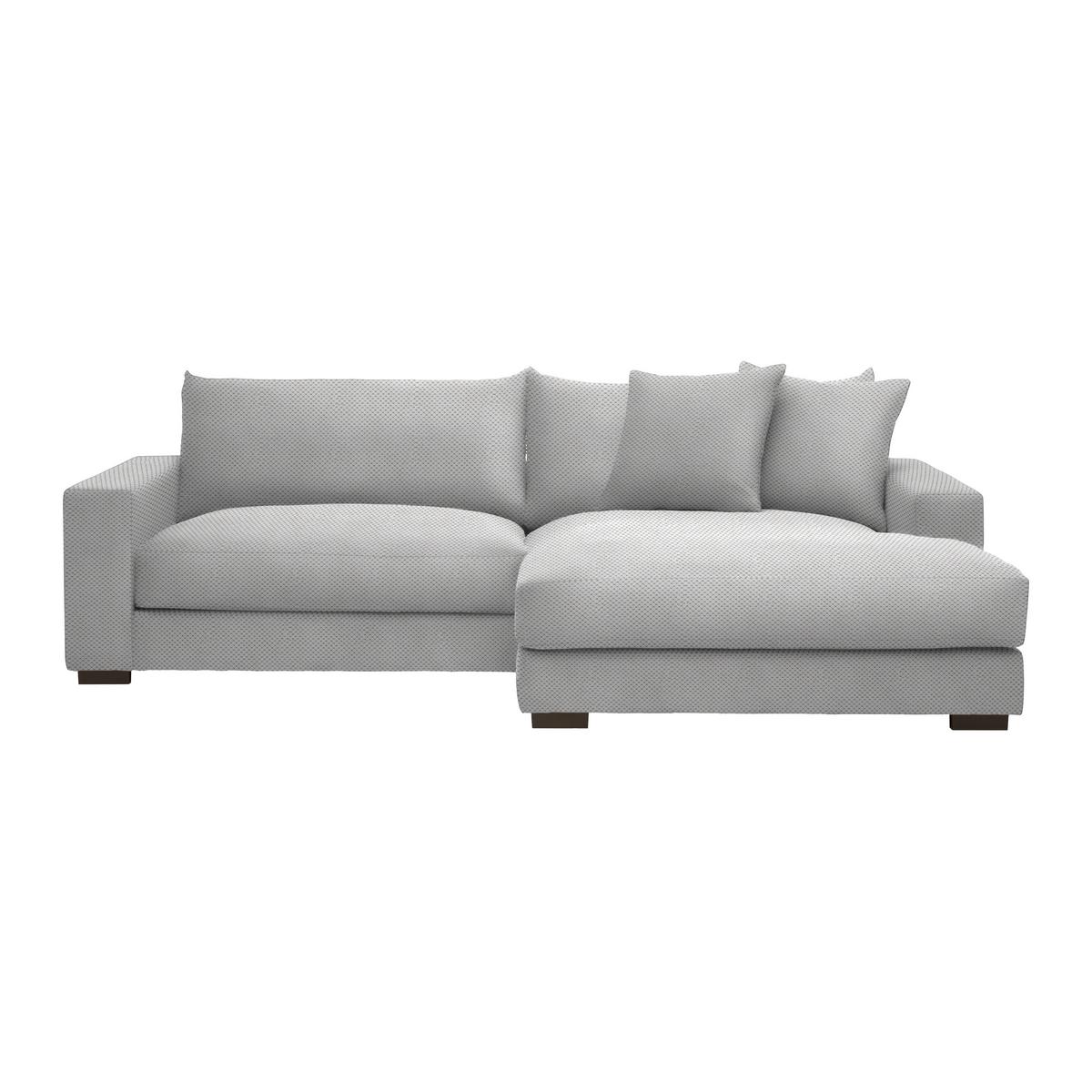 Ecksofa Pedro Hellgrau - Hellgrau, MODERN, Textil (265/83/180cm) - Mömax