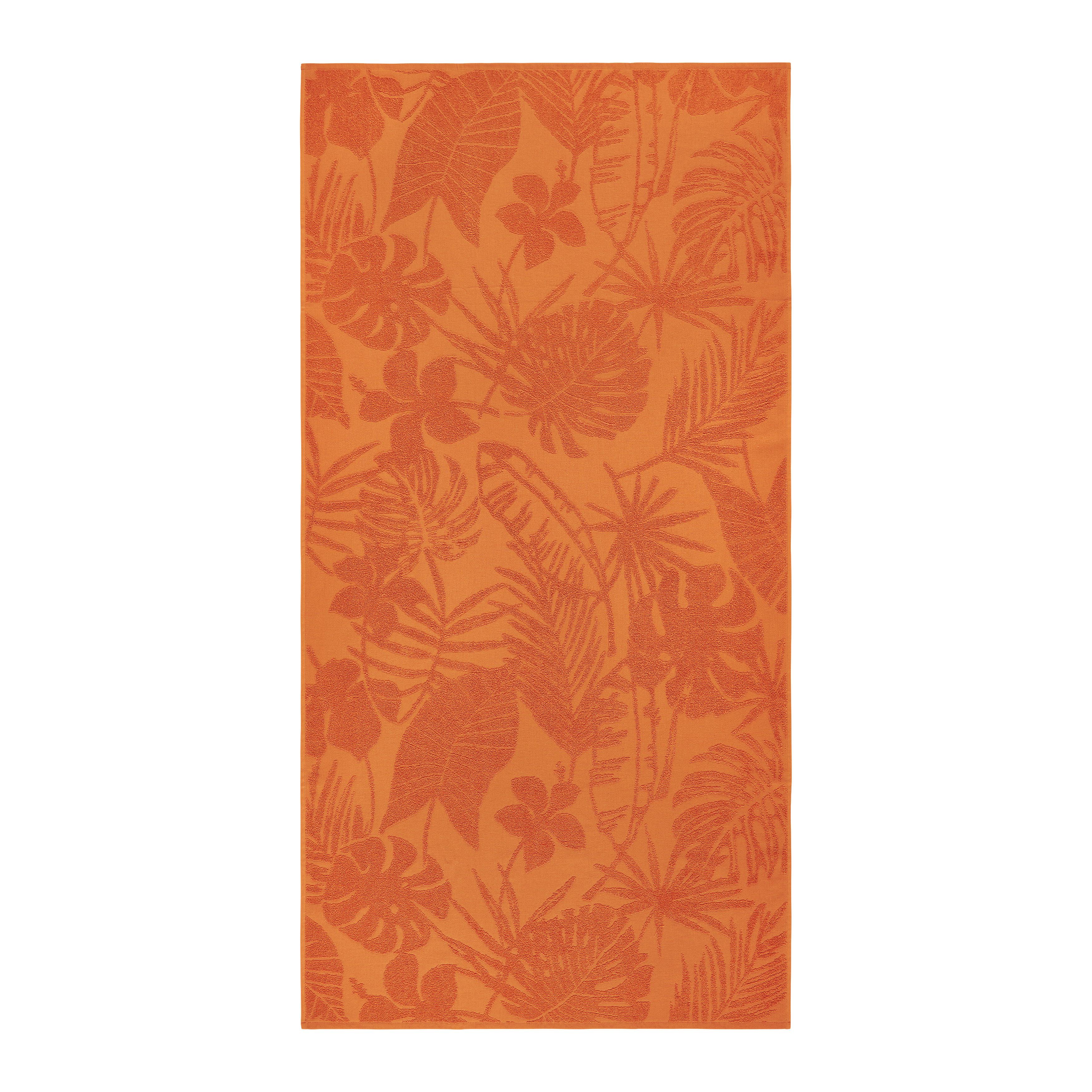 Prosop Nelly cca. 90x180 cm - portocaliu, textil (90/180cm) - Mömax