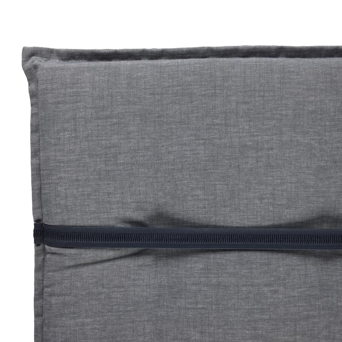 Sesselauflage Genf 2 Grau ca. 120x48x5cm - Grau, Basics, Textil (120/48/5cm) - Mömax
