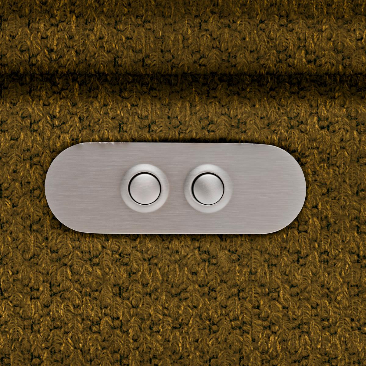 Kutna Garnitura Gremio - boje senfa/crna, Moderno, tekstil/plastika (283/206cm) - Modern Living
