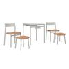 BALKONGMÖBLER SET MONI - beige/naturfärgad, Modern, metall/plast - Mömax