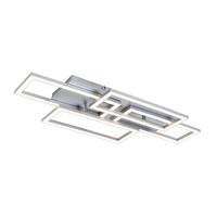 LED Mennyezeti Lámpa Mega - nikkelszínű/ezüstszínű, Modern, műanyag/fém (72/28,4/8cm) - Mömax