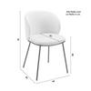 STOL MALEA - beige/svart, Modern, metall/trä (49/76/55cm) - Bessagi Home