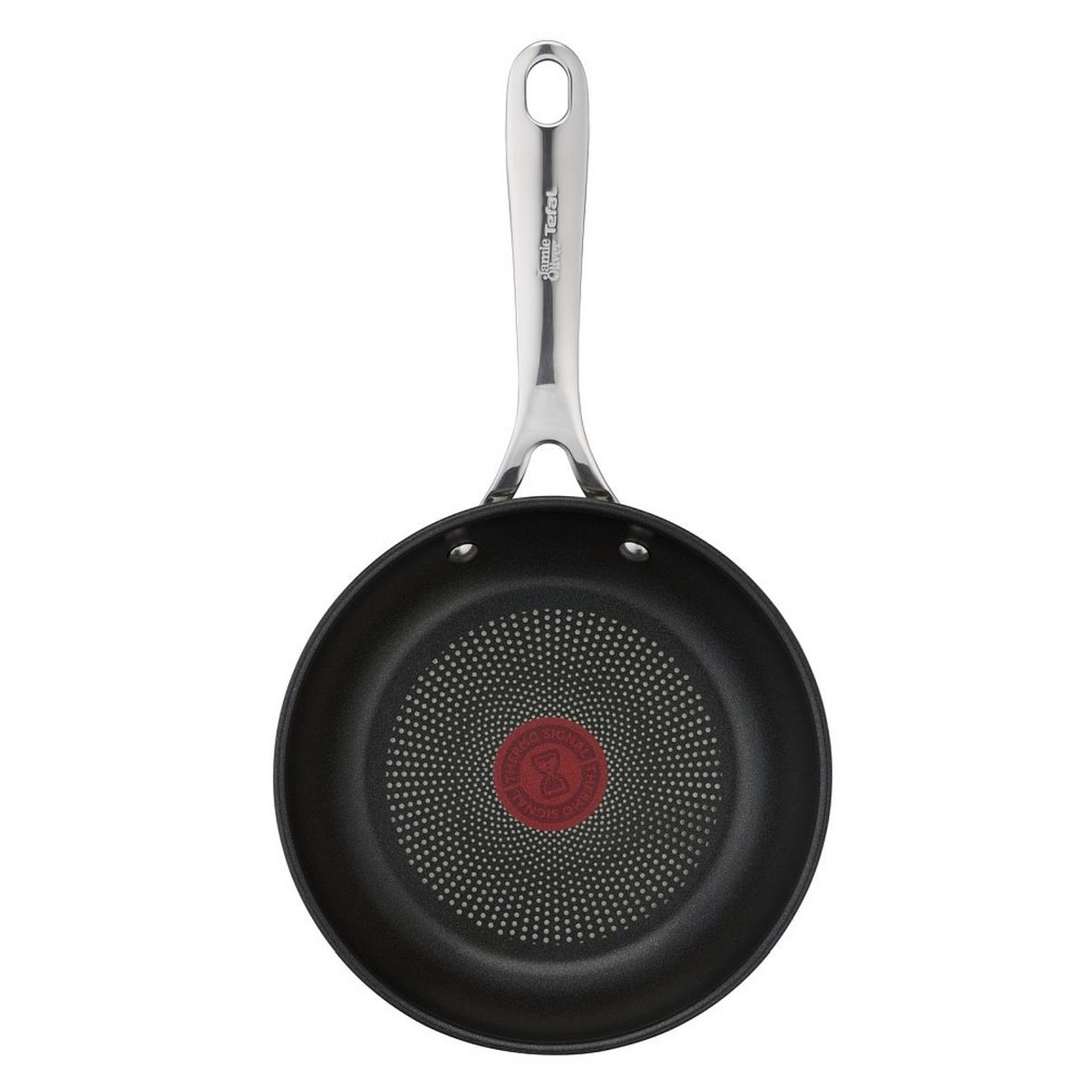 PATELNIA E31006 TEFAL - kolor chromowy, Basics, metal (28cm) - Tefal