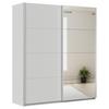 Ormar S Kliznim Vratima Feldkirch - srebrne boje/svijetlo siva, Moderno, drvni materijal/metal (181/210/62cm) - Modern Living