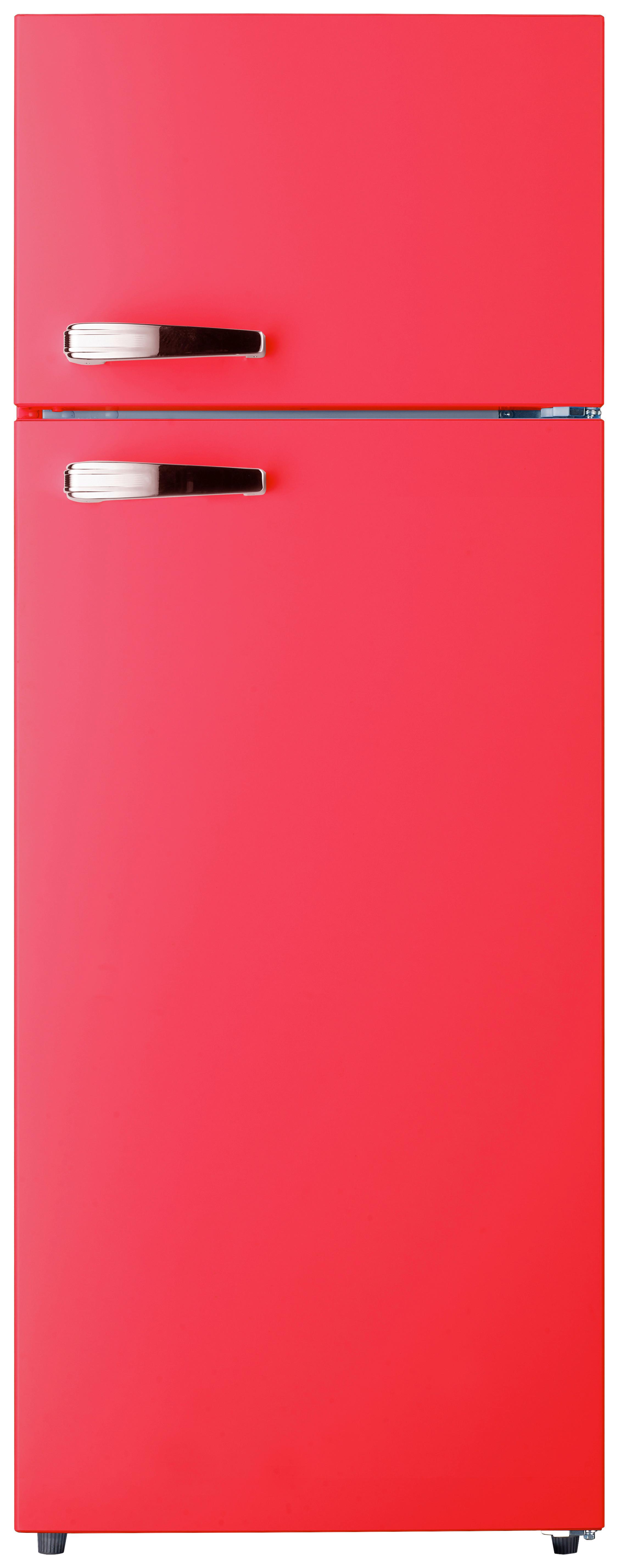 Kühö-Gefrier-Kombination GK210-2 FR in Feuerrot - Rot, Trend, Kunststoff/Metall (54/143/54,5cm) - PKM