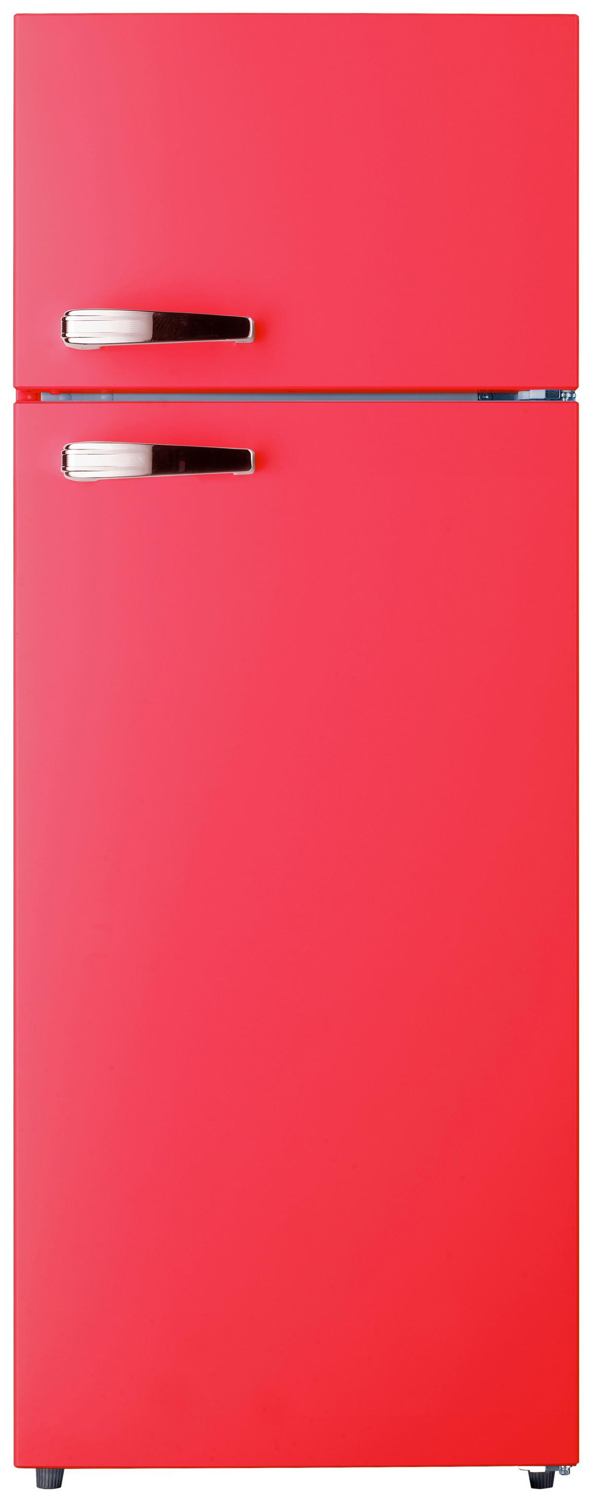 Kühö-Gefrier-Kombination GK210-2 FR in Feuerrot - Rot, Trend, Kunststoff/Metall (54/143/54,5cm) - PKM