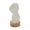 ACCU-TAFELLAMP GIRTL - Wit/Natuurlijke kleuren, Modern, Hout/Kunststof (14/21cm) - Mömax