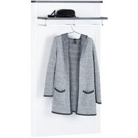 Panou cuier Alassio - alb, Modern, material pe bază de lemn (85/148,5/30cm) - Modern Living