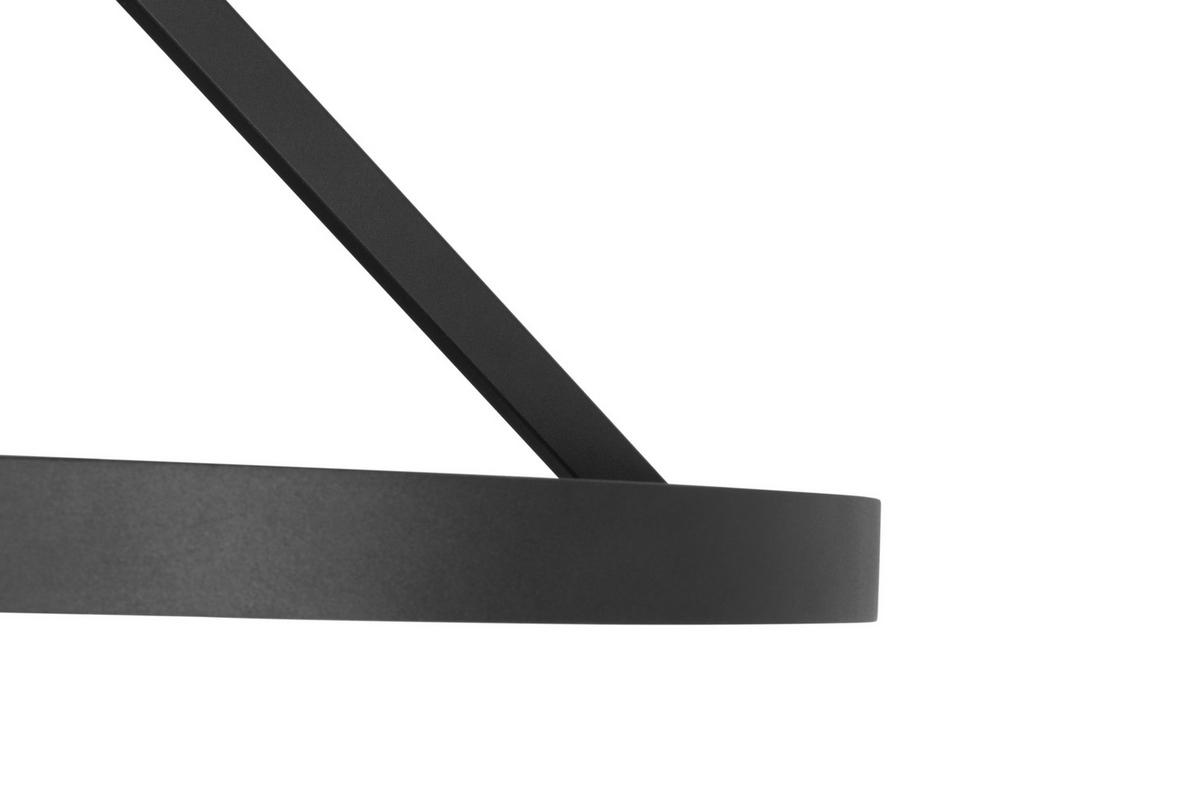 LAMPA WISZĄCA LED AERO - czarny, Design, metal (98/45/150cm) - Dieter Knoll