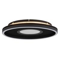 Led-deckenleuchte 48561-40 Emory - Weiss/Transparent, Design, Kunststoff/Textil (39,7/6,3cm) - Globo