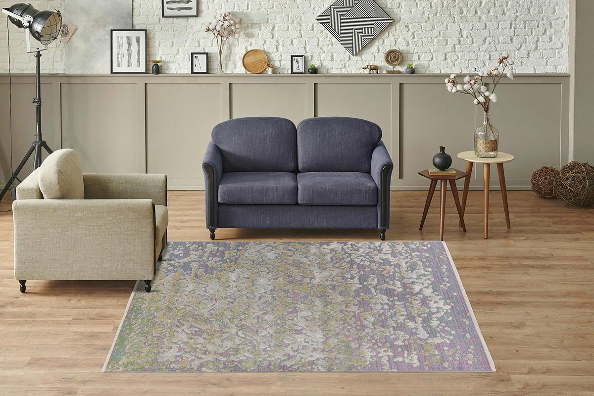 Flachwebeteppich Dilan 300 - Grün, Konventionell, Textil (80/150cm) - Kayoom