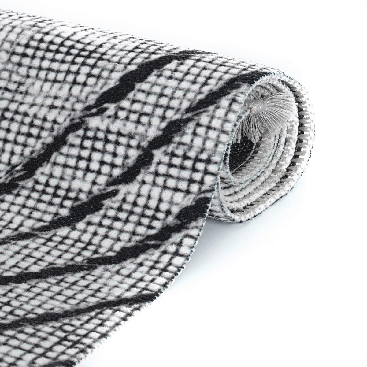 Webteppich Fabius in Grau ca. 160x230cm - Grau, Natur, Textil (160/230cm)